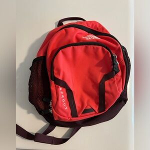 The North Face toddler/kid backpack- bright pink